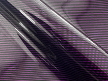 Load image into Gallery viewer, WRPD. Twill Weave Purple Carbon Fibre Wrap