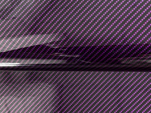 Load image into Gallery viewer, WRPD. Twill Weave Purple Carbon Fibre Wrap