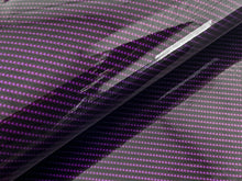 Load image into Gallery viewer, WRPD. Twill Weave Purple Carbon Fibre Wrap