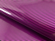 Load image into Gallery viewer, WRPD. Twill Weave Pink Carbon Fibre Wrap