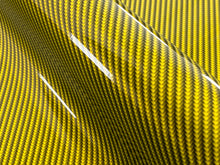 Load image into Gallery viewer, WRPD. Twill Weave Light Yellow Carbon Fibre Wrap