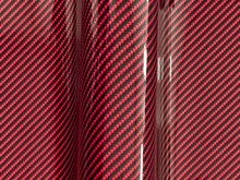 Load image into Gallery viewer, WRPD. Twill Weave Red Carbon Fibre Wrap