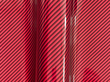 Load image into Gallery viewer, WRPD. Twill Weave Light Red Carbon Fibre Wrap