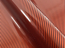 Load image into Gallery viewer, 2 x 1.5m- WRPD. Twill Weave Light Orange Carbon Fibre Wrap (SALE)