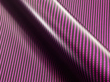 Load image into Gallery viewer, WRPD. Twill Weave Midnight Pink Carbon Fibre Wrap