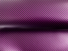 Load image into Gallery viewer, WRPD. Twill Weave Midnight Pink Carbon Fibre Wrap