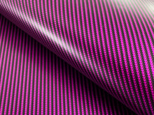Load image into Gallery viewer, WRPD. Twill Weave Pink Carbon Fibre Wrap