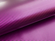 Load image into Gallery viewer, WRPD. Twill Weave Pink Carbon Fibre Wrap