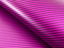 Load image into Gallery viewer, WRPD. Twill Weave Light Pink Carbon Fibre Wrap