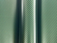Load image into Gallery viewer, WRPD. Twill Weave Midnight Green Carbon Fibre Wrap