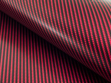 Load image into Gallery viewer, WRPD. Twill Weave Red Carbon Fibre Wrap