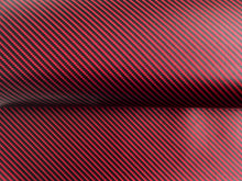 Load image into Gallery viewer, WRPD. Twill Weave Red Carbon Fibre Wrap