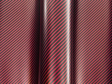 Load image into Gallery viewer, WRPD. Twill Weave Midnight Red Carbon Fibre Wrap