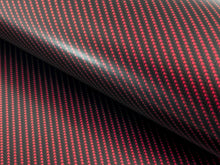 Load image into Gallery viewer, WRPD. Twill Weave Midnight Red Carbon Fibre Wrap