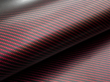 Load image into Gallery viewer, WRPD. Twill Weave Midnight Red Carbon Fibre Wrap