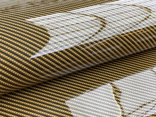 Load image into Gallery viewer, WRPD. Twill Weave Light Sand Carbon Fibre Wrap