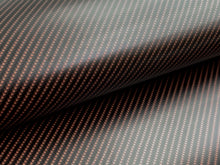 Load image into Gallery viewer, WRPD. Twill Weave Midnight Peach Carbon Fibre Wrap