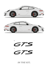 Load image into Gallery viewer, Porsche GTS Decal (Pair)