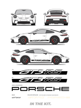 Load image into Gallery viewer, Porsche 992 GT3RS Decals