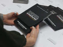 Load image into Gallery viewer, WRPD. Black & Grey Twill Weave Carbon Sample Pack (A5)