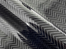 Load image into Gallery viewer, WRPD. Large Herringbone Twill Weave Black Carbon Fibre Wrap