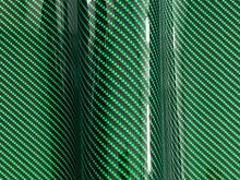 Load image into Gallery viewer, WRPD. Twill Weave Green Carbon Fibre Wrap