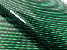 Load image into Gallery viewer, WRPD. Twill Weave Green Carbon Fibre Wrap