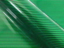 Load image into Gallery viewer, WRPD. Twill Weave Light Green Carbon Fibre Wrap