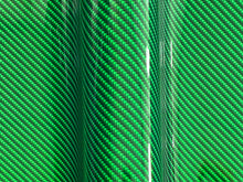 Load image into Gallery viewer, WRPD. Twill Weave Light Green Carbon Fibre Wrap