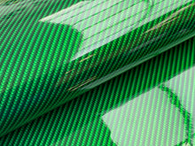 Load image into Gallery viewer, WRPD. Twill Weave Light Green Carbon Fibre Wrap