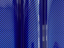 Load image into Gallery viewer, WRPD. Twill Weave Blue Carbon Fibre Wrap