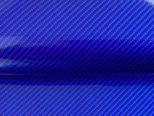 Load image into Gallery viewer, WRPD. Twill Weave Light Blue Carbon Fibre Wrap