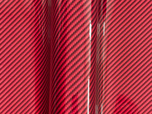 Load image into Gallery viewer, 1.5m x 1.3m - WRPD. Twill Weave Light Red Carbon Fibre Wrap (SALE)