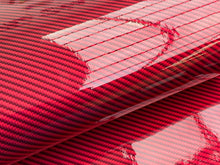 Load image into Gallery viewer, 3m x 1.37m - WRPD. Twill Weave Light Red Carbon Fibre Wrap (SALE)