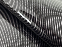 Load image into Gallery viewer, WRPD. Twill Weave Grey Carbon Fibre Wrap