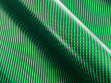 Load image into Gallery viewer, WRPD. Twill Weave Light Green Carbon Fibre Wrap