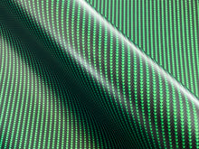 Load image into Gallery viewer, WRPD. Twill Weave Green Carbon Fibre Wrap