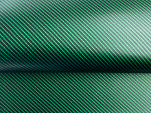Load image into Gallery viewer, WRPD. Twill Weave Green Carbon Fibre Wrap