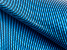 Load image into Gallery viewer, WRPD. Twill Weave Light Teal Carbon Fibre Wrap