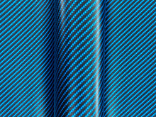 Load image into Gallery viewer, WRPD. Twill Weave Teal Carbon Fibre Wrap