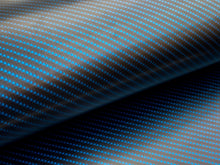 Load image into Gallery viewer, WRPD. Twill Weave Midnight Teal Carbon Fibre Wrap