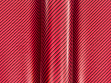 Load image into Gallery viewer, 3m x 1.37m - WRPD. Twill Weave Light Red Carbon Fibre Wrap (SALE)