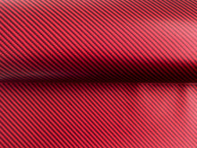 Load image into Gallery viewer, 1.5m x 1.3m - WRPD. Twill Weave Light Red Carbon Fibre Wrap (SALE)