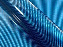 Load image into Gallery viewer, WRPD. Twill Weave Light Teal Carbon Fibre Wrap