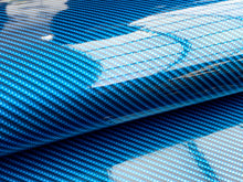 Load image into Gallery viewer, WRPD. Twill Weave Light Teal Carbon Fibre Wrap