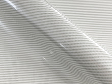 Load image into Gallery viewer, 1.5m x 0.85m - WRPD. Gloss Twill Weave White Carbon Fibre Wrap (SALE)