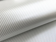 Load image into Gallery viewer, 1.5m x 0.85m - WRPD. Gloss Twill Weave White Carbon Fibre Wrap (SALE)