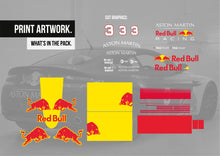 Load image into Gallery viewer, Aston Martin Vantage Red Bull Livery Kit