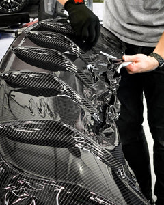 WRPD. Twill Weave Black Carbon Fibre Wrap