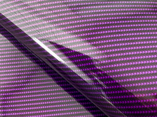 Load image into Gallery viewer, WRPD. Twill Weave Light Purple Carbon Fibre Wrap
